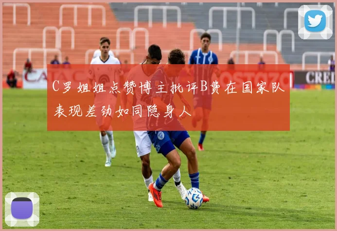 C罗姐姐点赞博主批评B费在国家队表现差劲如同隐身人